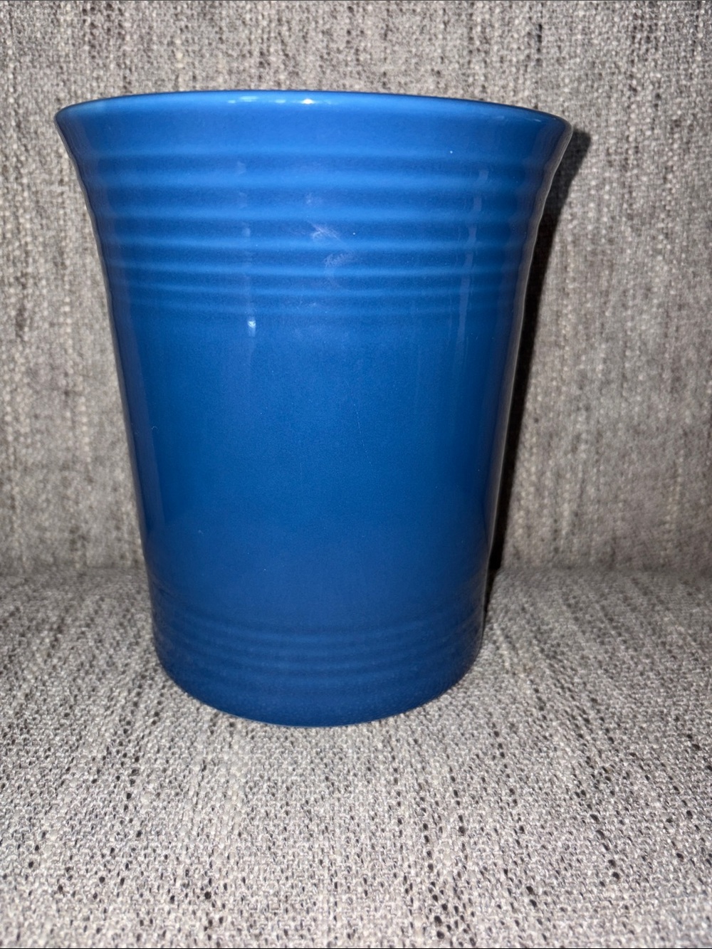 Homer Laughlin fiesta ware lapis blue utensil holder